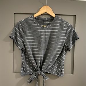 Lululemon Tie Crop Shirt